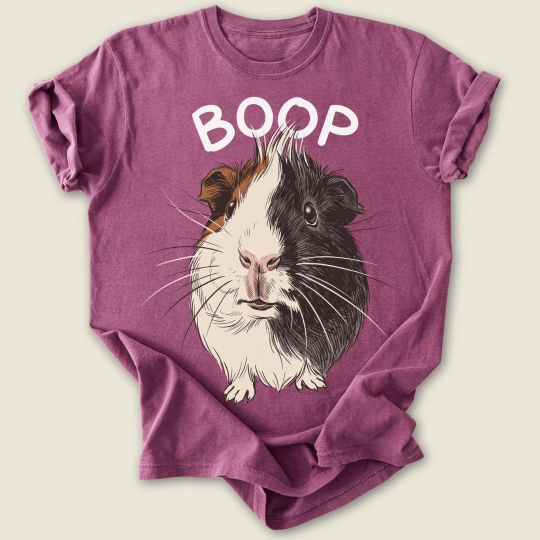 Abyssinian Boop T-shirt-Tee-Berry-Guinea Pig Culture