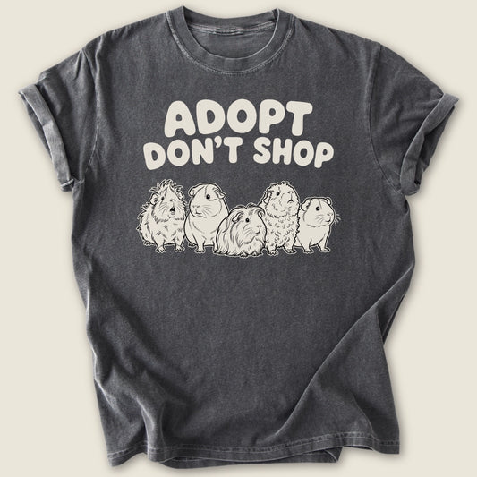 Adopt Don't Shop T-shirt-Tee-Pepper-Guinea Pig Culture