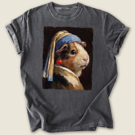 Cherry Tomato Earring T-shirt-Tee-Pepper-Guinea Pig Culture