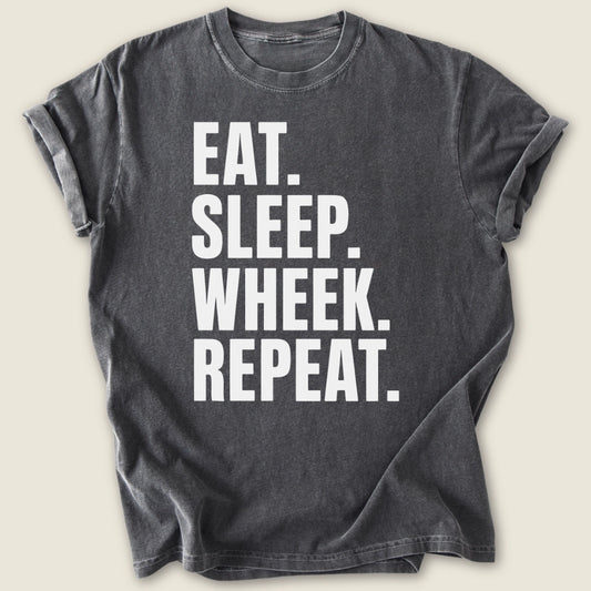 Eat Sleep Wheek Repeat T-shirt-Tee-Pepper-Guinea Pig Culture