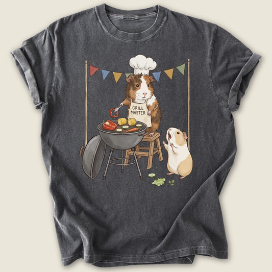 Grill Master T-shirt-Tee-Pepper-Guinea Pig Culture