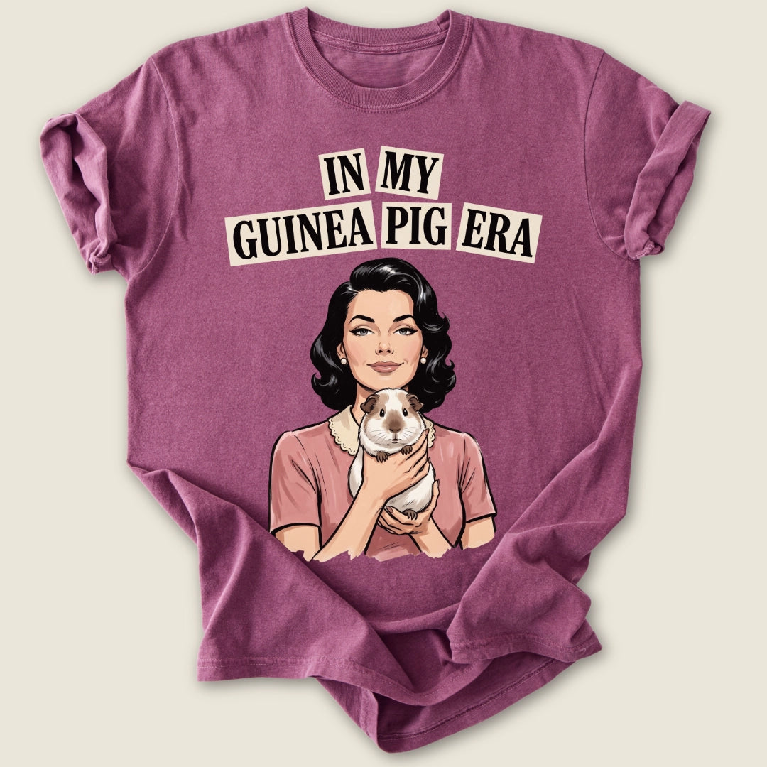 In My Guinea Pig Era T-shirt-Tee-Berry-Guinea Pig Culture