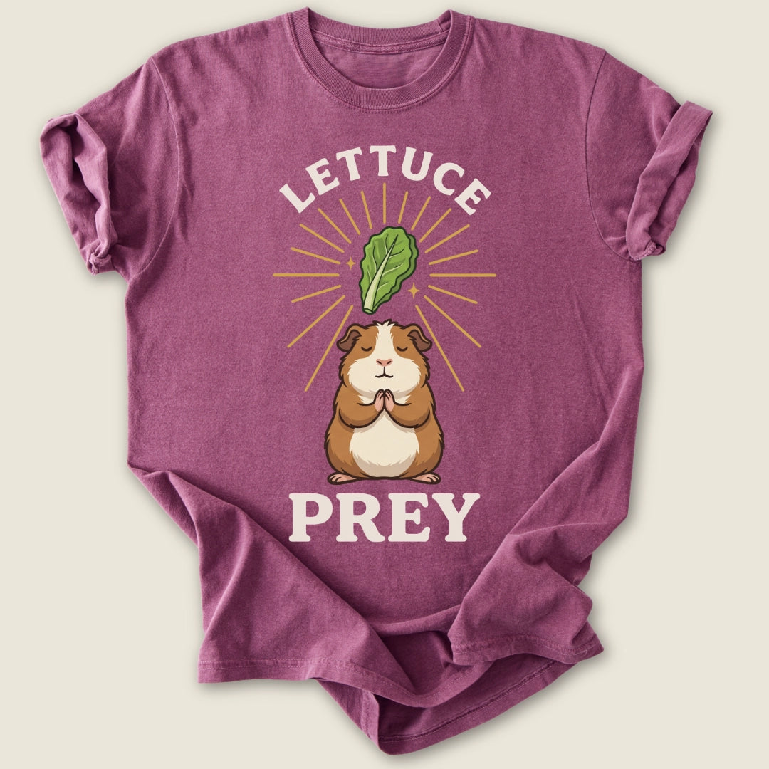 Lettuce Prey T-shirt-Tee-Berry-Guinea Pig Culture