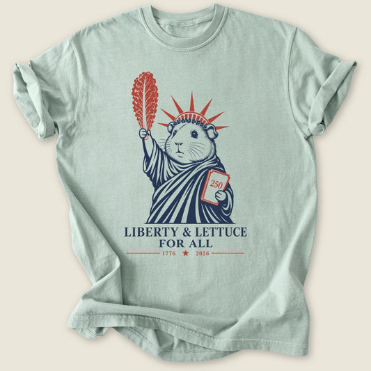 Liberty & Lettuce T-shirt-Tee-Bay-Guinea Pig Culture