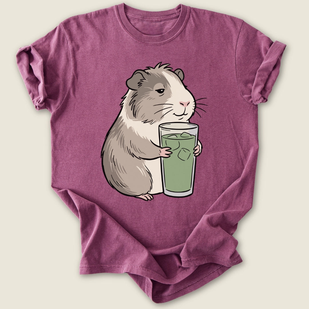 Matcha Piggy T-shirt-Tee-Berry-Guinea Pig Culture