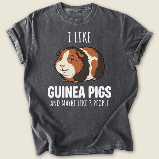 Maybe Like 3 People T-shirt-Tee-Pepper-Guinea Pig Culture