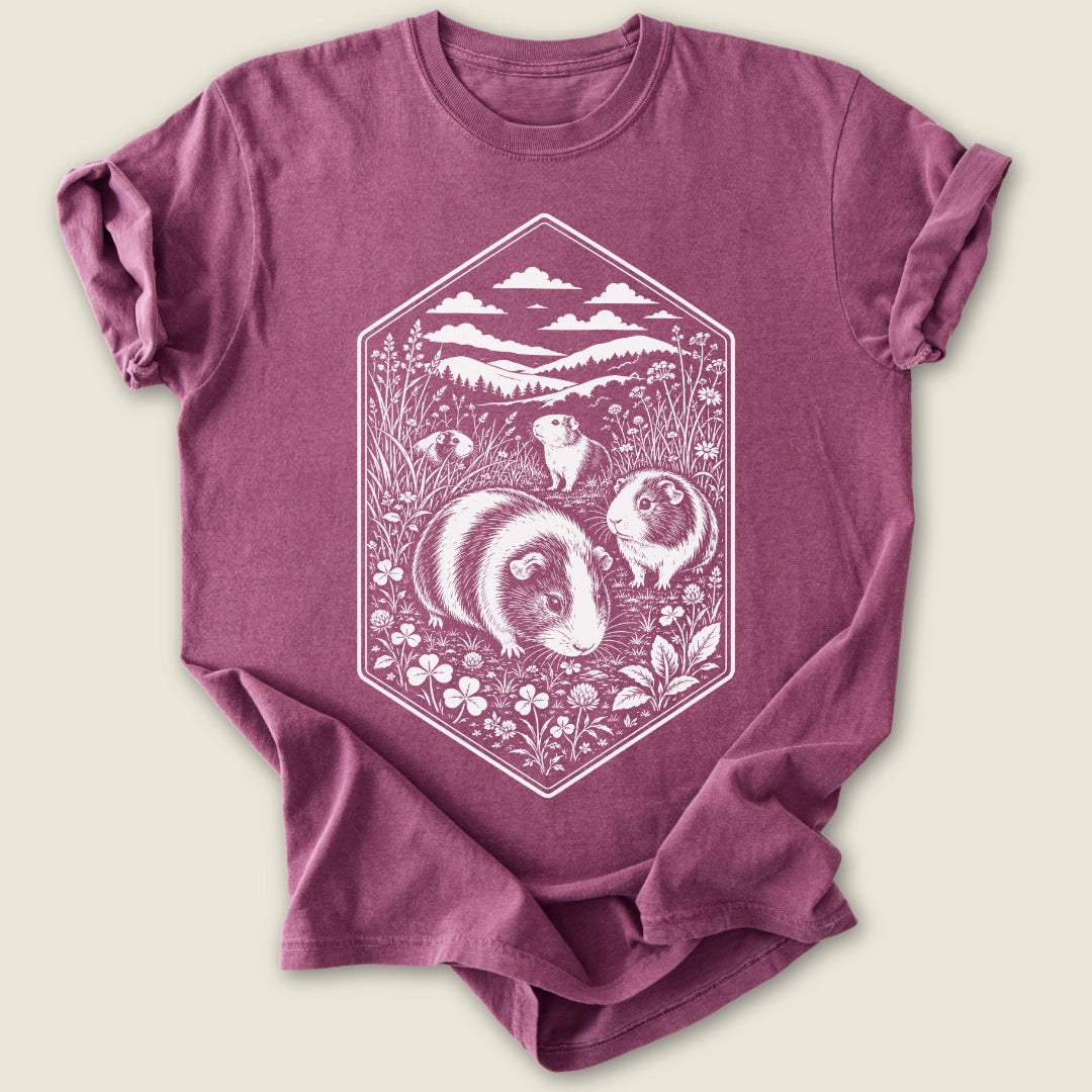Meadow Herd T-shirt-Tee-Berry-Guinea Pig Culture