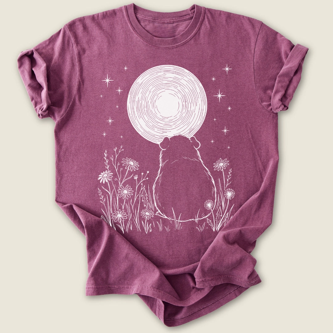 Moonwatcher T-shirt-Tee-Berry-Guinea Pig Culture