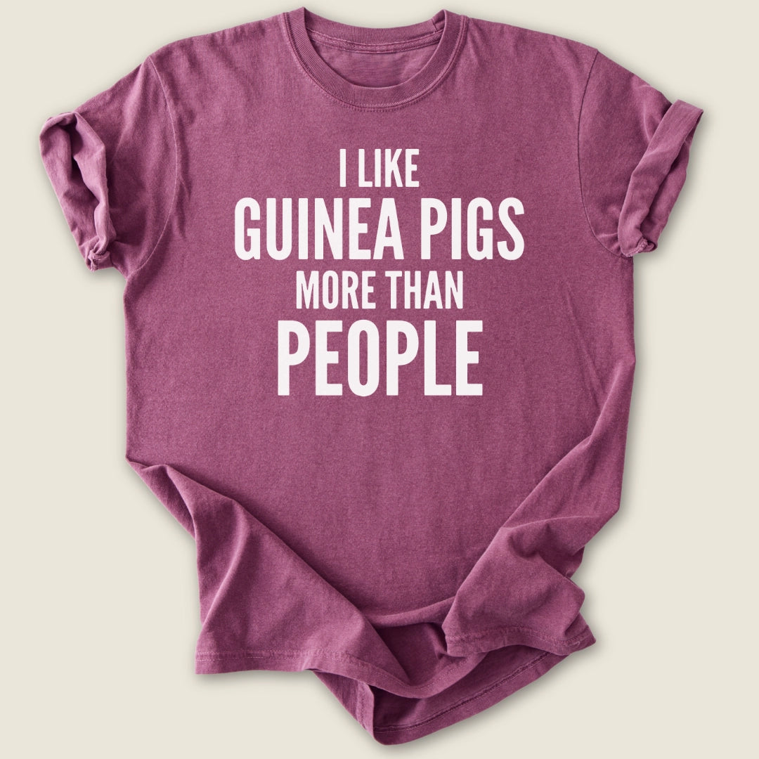 More Than People T-shirt-Tee-Berry-Guinea Pig Culture