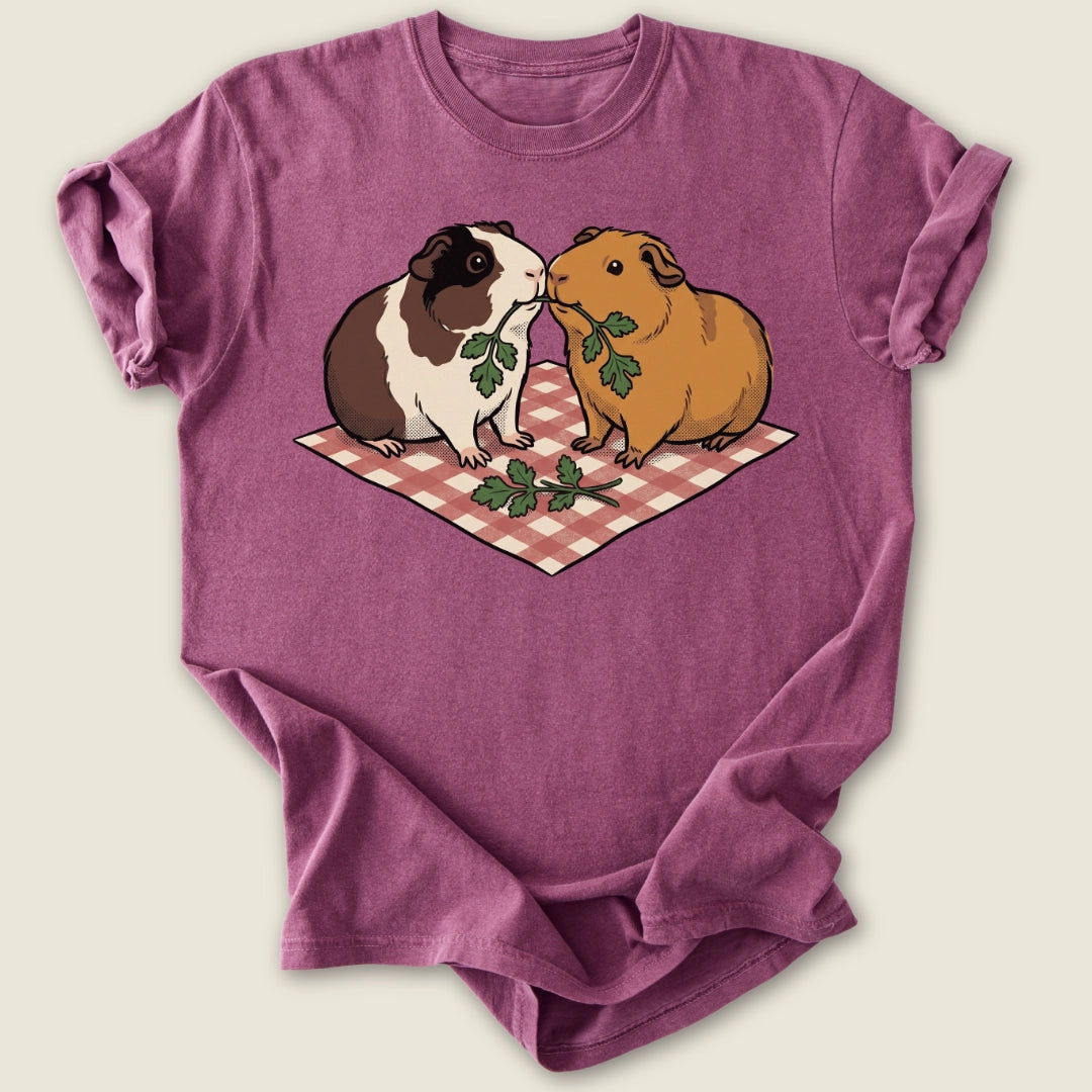 Parsley For Two T-shirt-Tee-Berry-Guinea Pig Culture
