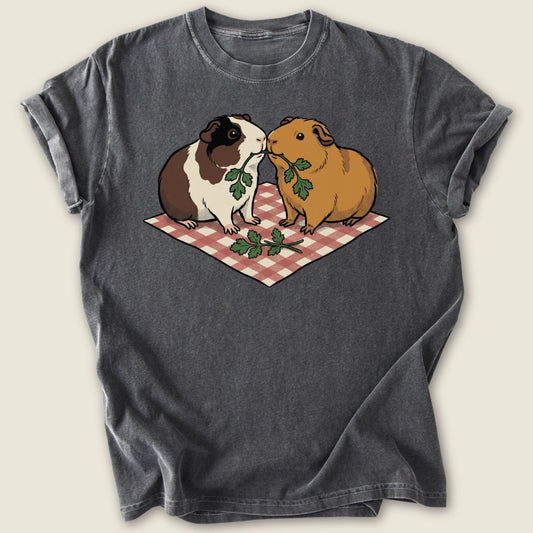 Parsley For Two T-shirt-Tee-Pepper-Guinea Pig Culture
