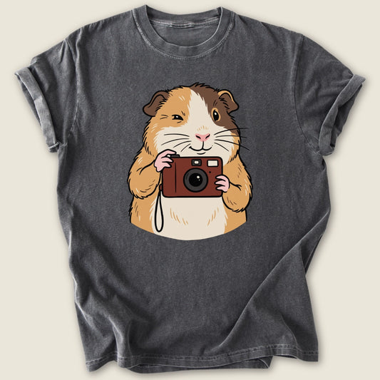 Say Wheek T-shirt-Tee-Pepper-Guinea Pig Culture