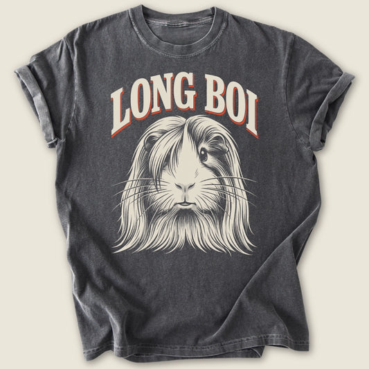 Silkie Long Boi T-shirt-Tee-Pepper-Guinea Pig Culture