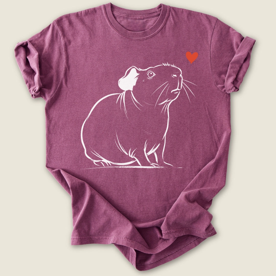 Skinny Guinea Ink T-shirt-Tee-Berry-Guinea Pig Culture