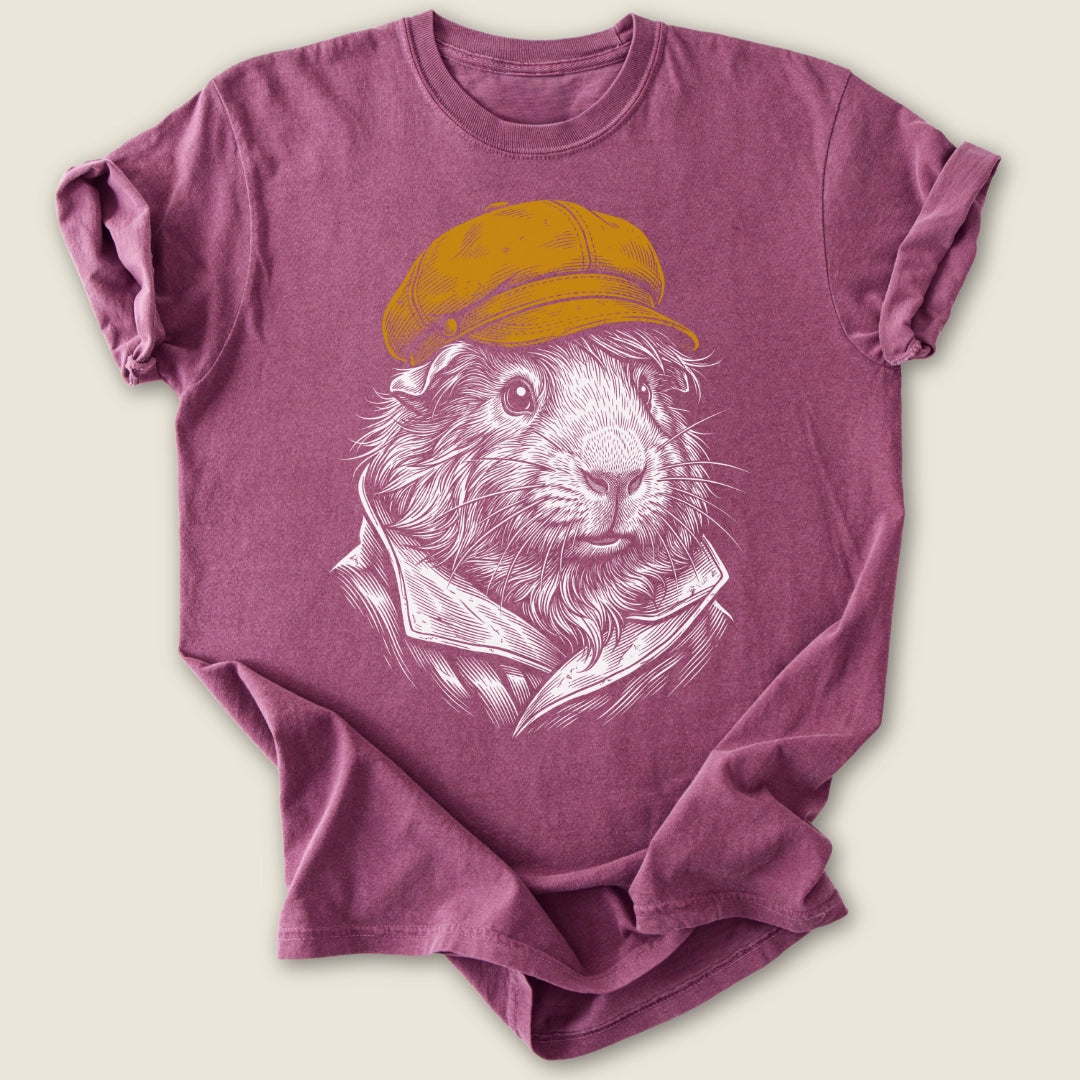 The Salty Cavy T-shirt-Tee-Berry-Guinea Pig Culture