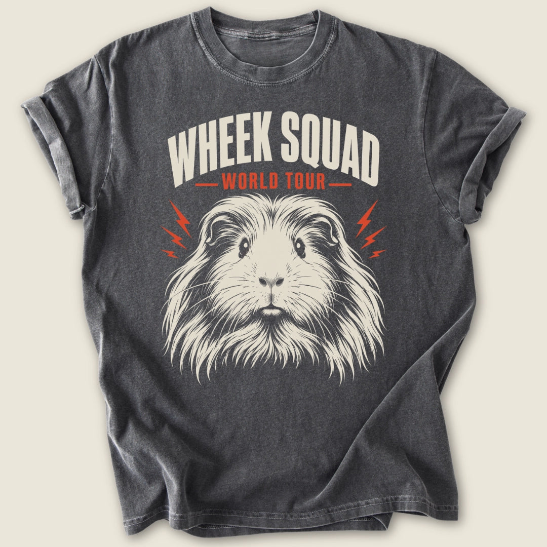 Wheek Squad Tour T-shirt-Tee-Pepper-Guinea Pig Culture