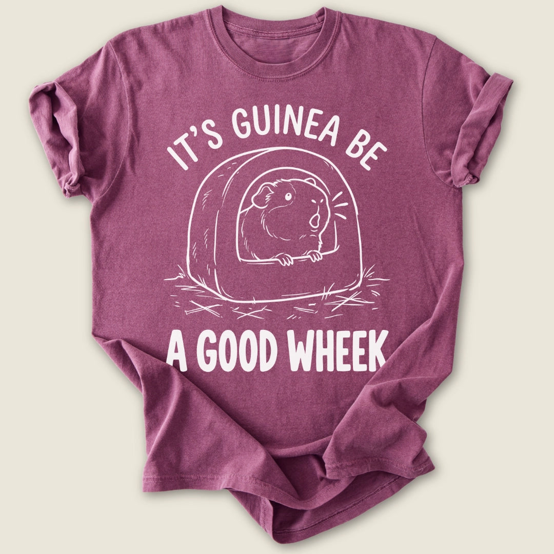 A Good Wheek T-shirt-Tee-Berry-Guinea Pig Culture