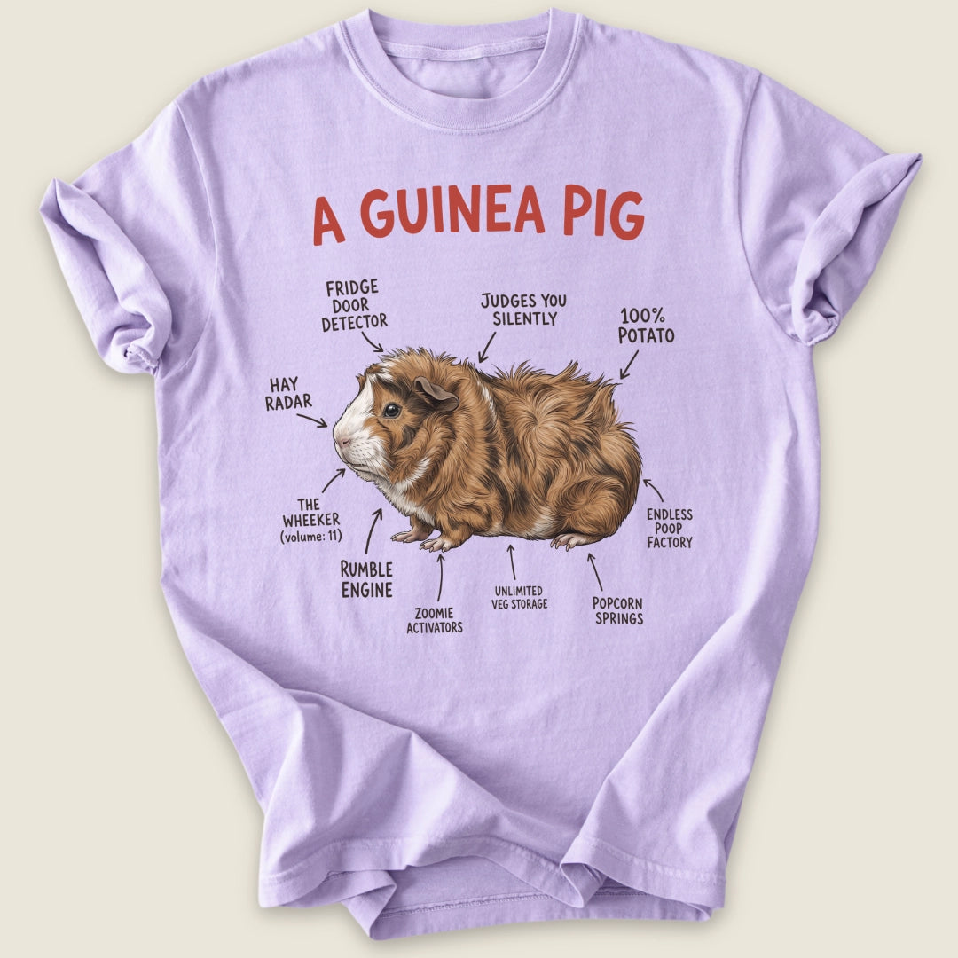 A Guinea Pig T-shirt-Tee-Orchid-Guinea Pig Culture