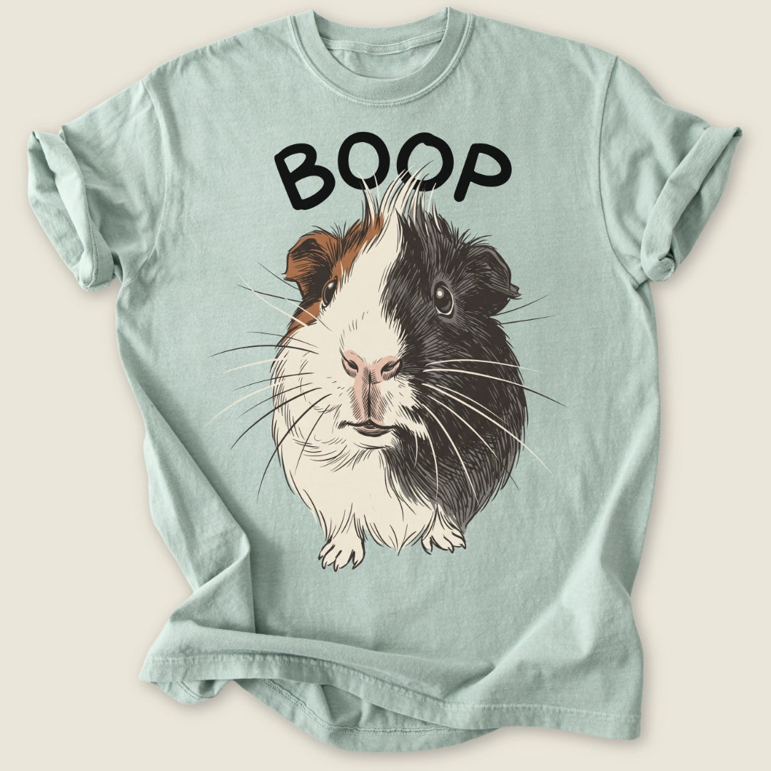 Abyssinian Boop T-shirt-Tee-Bay-Guinea Pig Culture