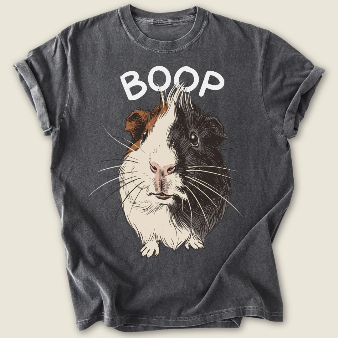 Abyssinian Boop T-shirt-Tee-Pepper-Guinea Pig Culture