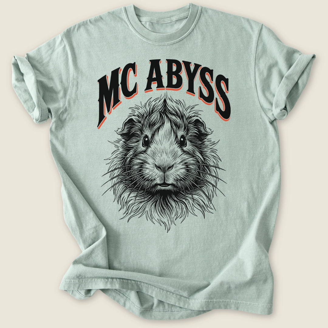 Abyssinian Rockstar T-shirt-Tee-Bay-Guinea Pig Culture