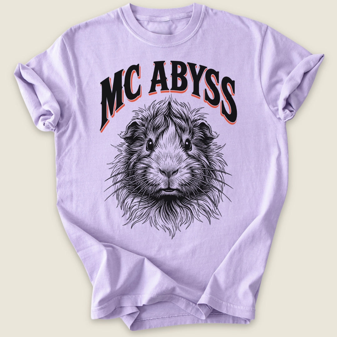 Abyssinian Rockstar T-shirt-Tee-Orchid-Guinea Pig Culture
