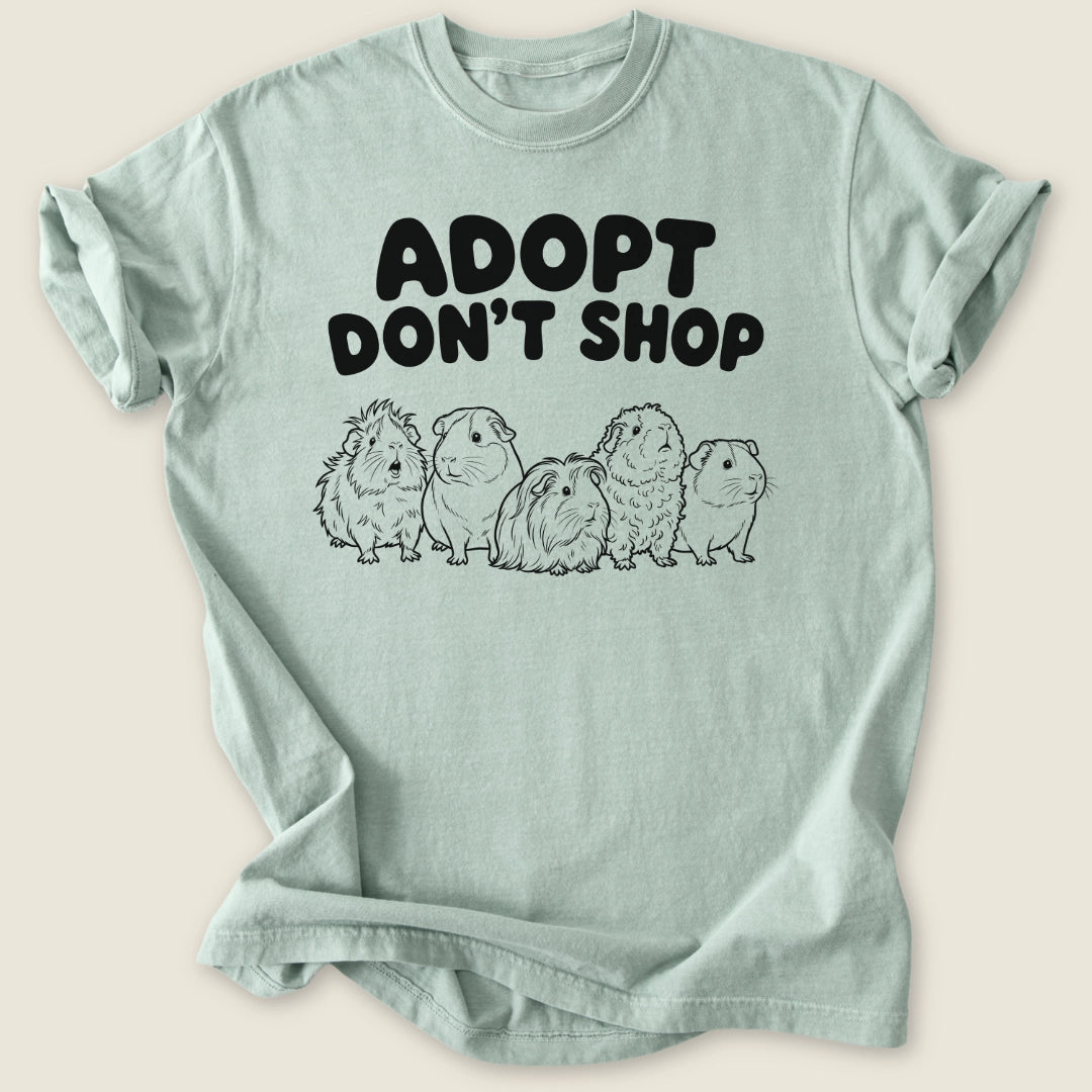 Adopt Don't Shop T-shirt-Tee-Bay-Guinea Pig Culture