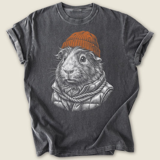 Alpine Piggy T-shirt-Tee-Pepper-Guinea Pig Culture