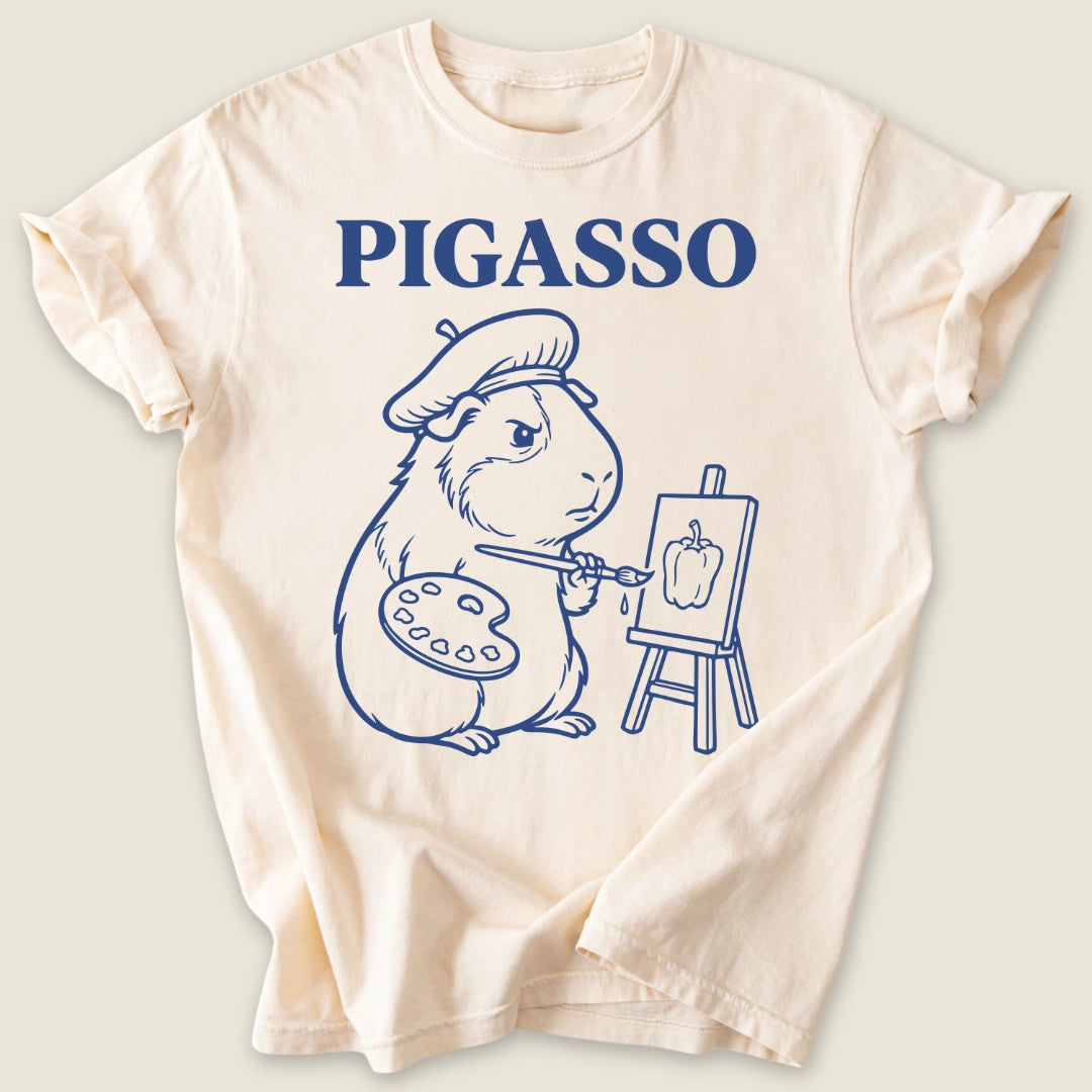 Bell Pepper Artist T-shirt-Tee-Ivory-Guinea Pig Culture