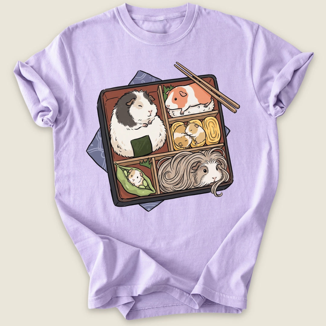 Bento Piggies T-shirt-Tee-Orchid-Guinea Pig Culture