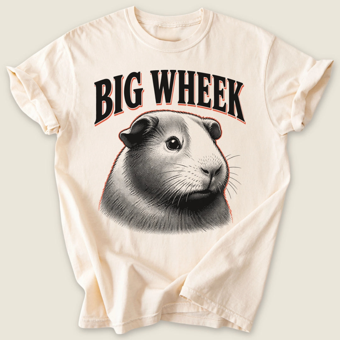 Big Wheek T-shirt-Tee-Ivory-Guinea Pig Culture