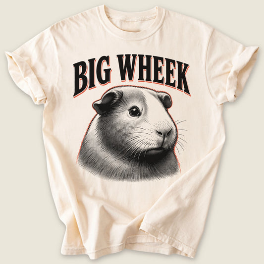 Big Wheek T-shirt-Tee-Ivory-Guinea Pig Culture