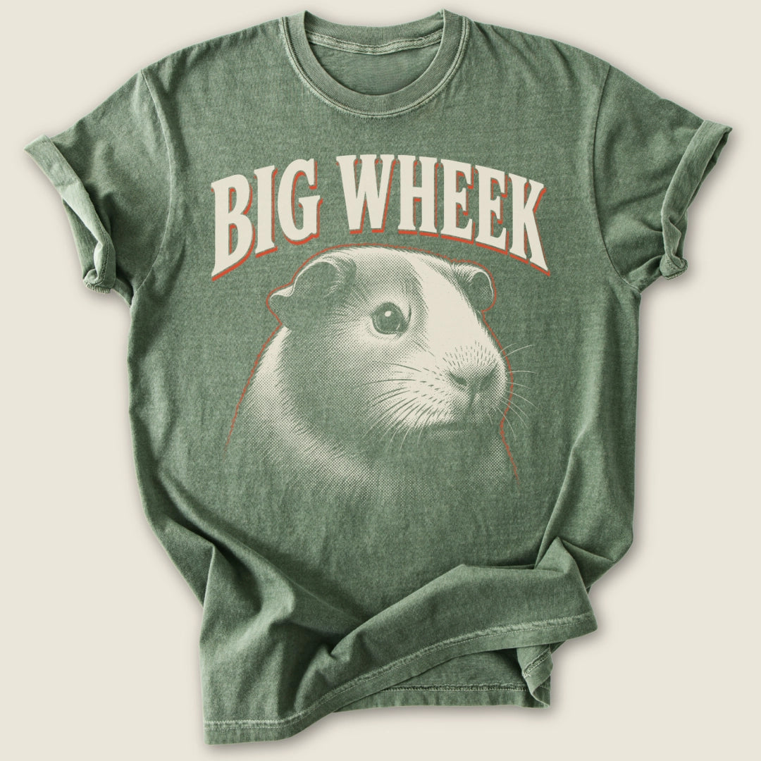 Big Wheek T-shirt-Tee-Moss-Guinea Pig Culture