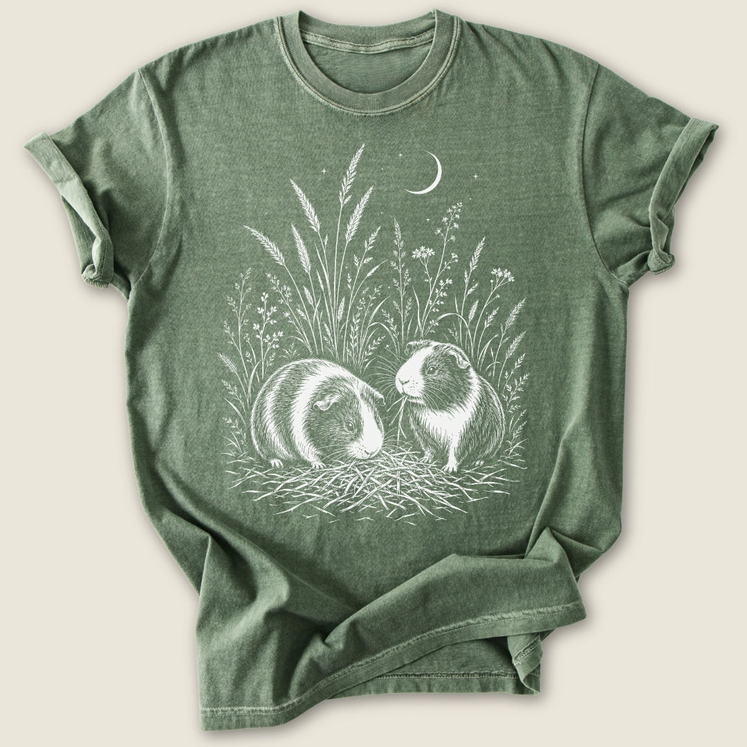 Bonded Pair T-shirt-Tee-Moss-Guinea Pig Culture