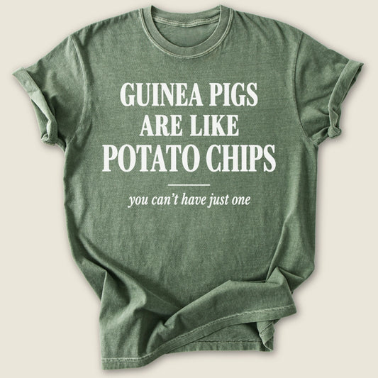 Can't Have Just One T-shirt-Tee-Moss-Guinea Pig Culture