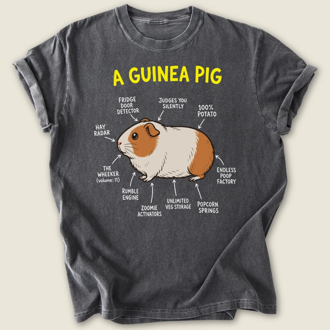 Cavia Porcellus T-shirt-Tee-Pepper-Guinea Pig Culture