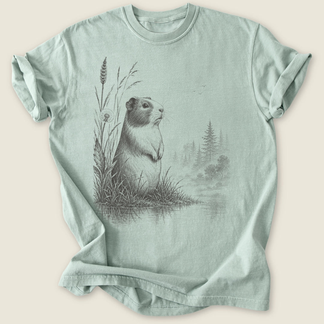 Cavy Scout T-shirt-Tee-Bay-Guinea Pig Culture