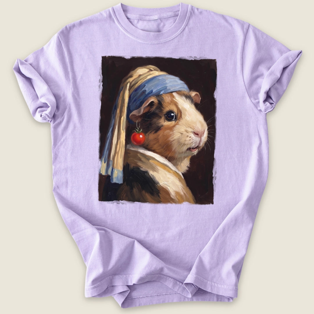 Cherry Tomato Earring T-shirt-Tee-Orchid-Guinea Pig Culture