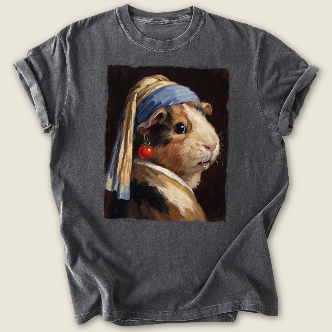 Cherry Tomato Earring T-shirt-Tee-Pepper-Guinea Pig Culture
