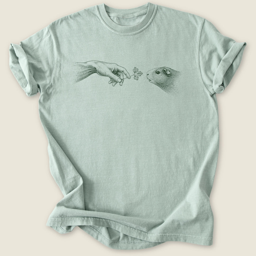Creation of Cavy T-shirt-Tee-Bay-Guinea Pig Culture