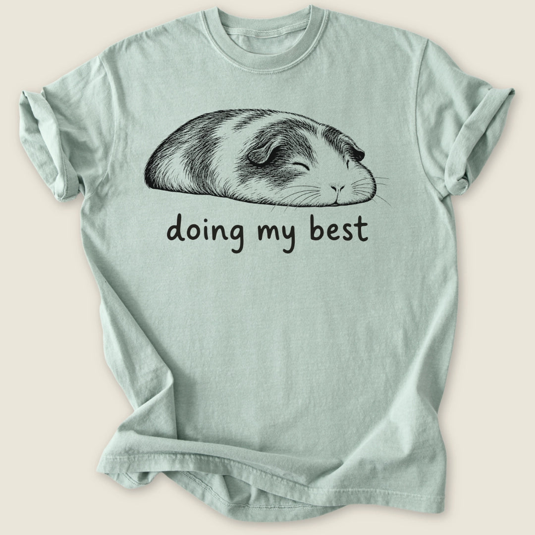 Doing My Best T-shirt-Tee-Bay-Guinea Pig Culture