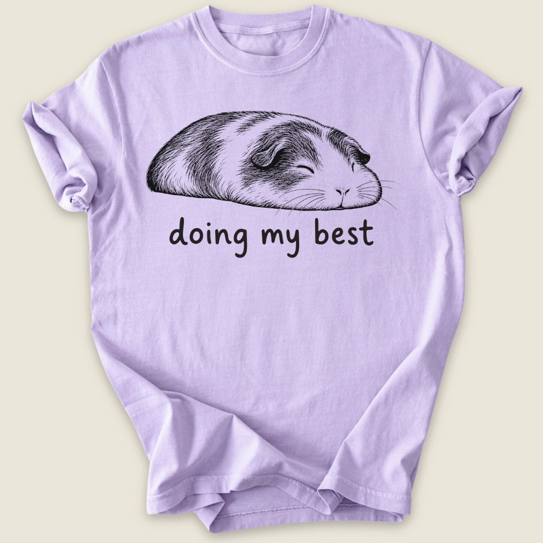 Doing My Best T-shirt-Tee-Orchid-Guinea Pig Culture