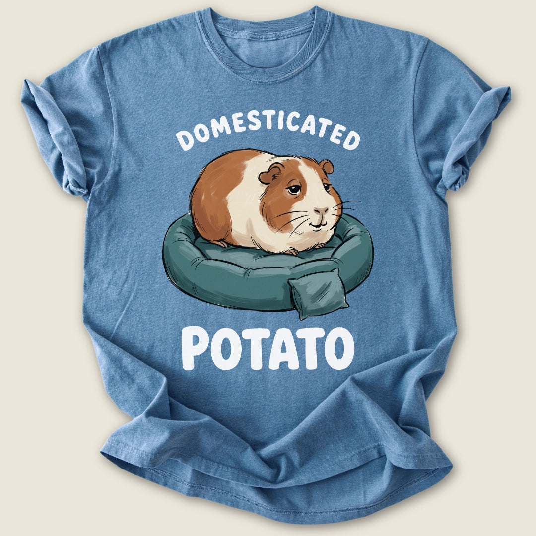Domesticated Potato T-shirt-Tee-Blue Jean-Guinea Pig Culture