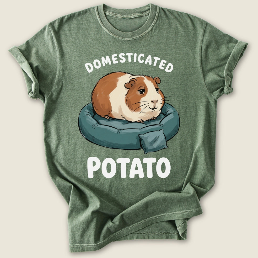 Domesticated Potato T-shirt-Tee-Moss-Guinea Pig Culture