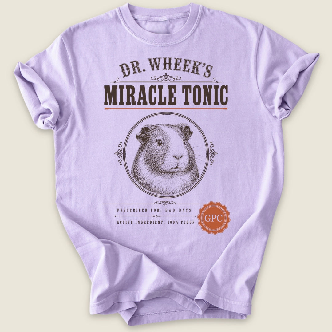 Dr. Wheek's Tonic T-shirt-Tee-Orchid-Guinea Pig Culture