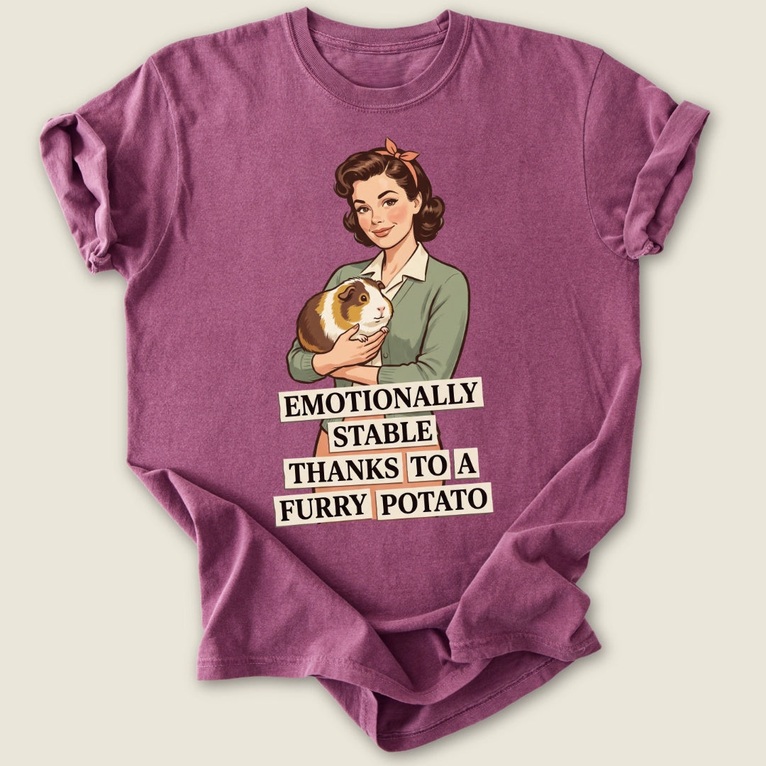 Emotionally Stable T-shirt-Tee-Berry-Guinea Pig Culture