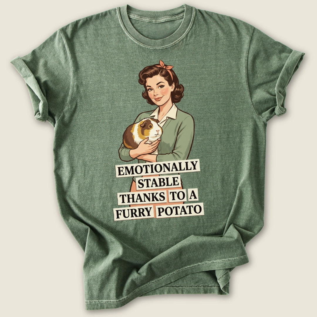 Emotionally Stable T-shirt-Tee-Moss-Guinea Pig Culture