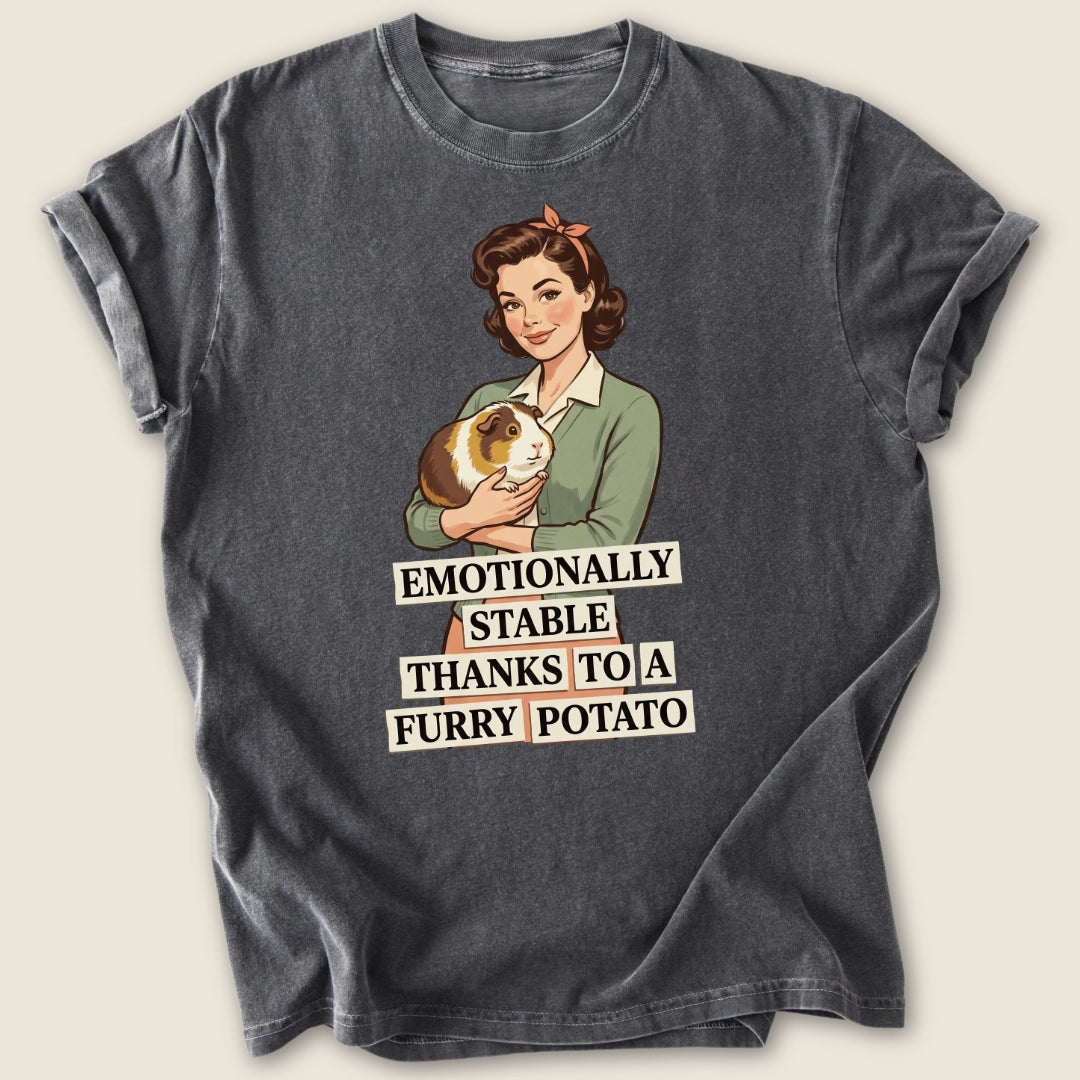 Emotionally Stable T-shirt-Tee-Pepper-Guinea Pig Culture