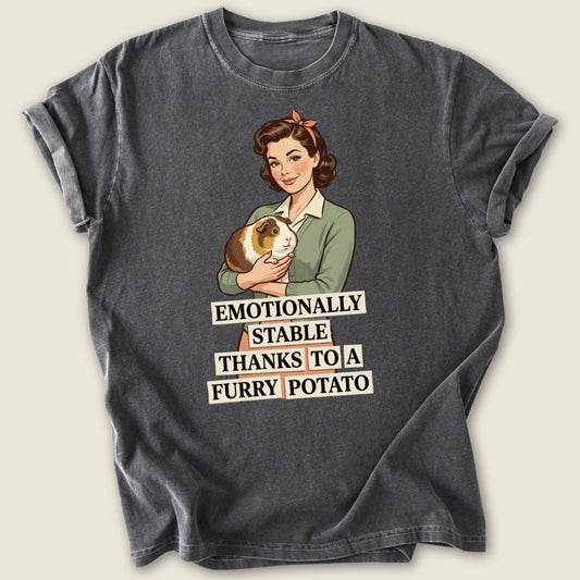 Emotionally Stable T-shirt-Tee-Pepper-Guinea Pig Culture