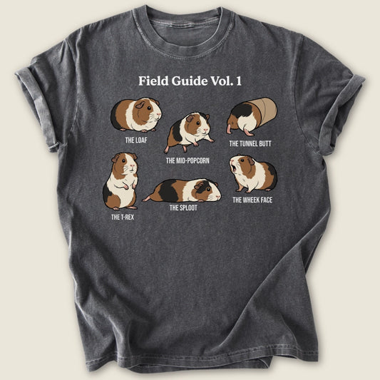 Field Guide Vol. 1 T-shirt-Tee-Pepper-Guinea Pig Culture